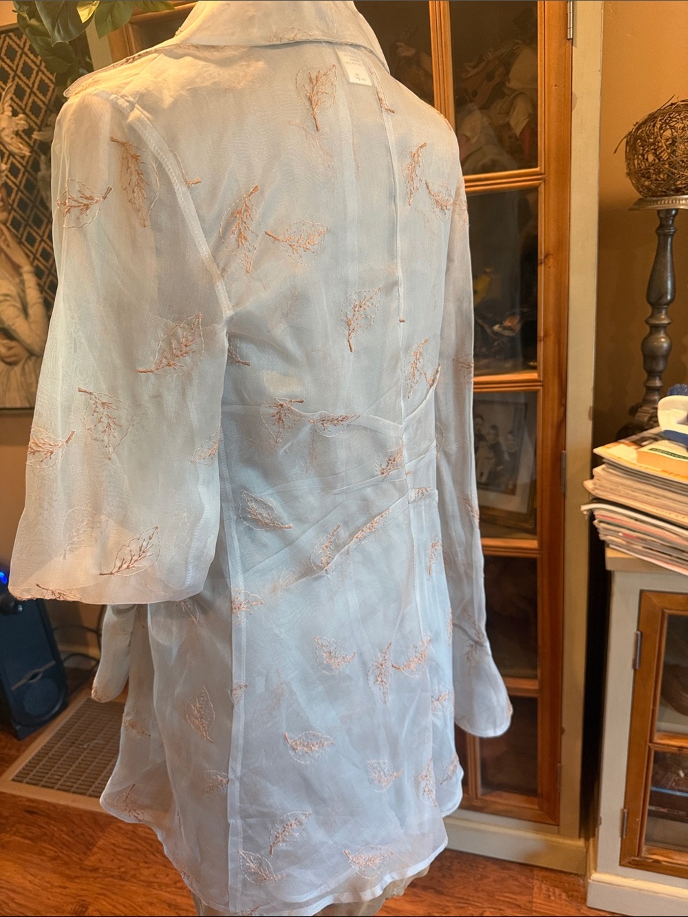 French silk dress and jacket Made in France Vintage - Picture 6 of 16